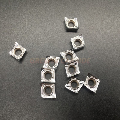 DNMG Tungsten Carbide CNC إدراج أدوات قطع مخرطة معدنية قابلة للفهرسة